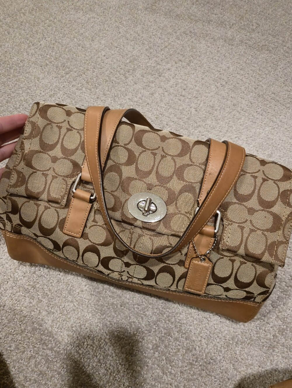 Coach Signature Jacquard Handbag L0872-F13070